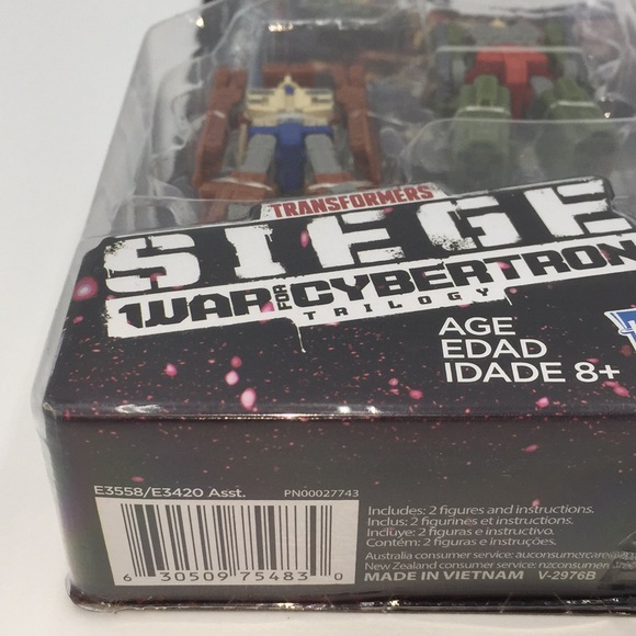 Transformers Siege War For Cybertron Trilogy Autobot Topshot & Flak Hasbro Mini - Picture 8 of 13